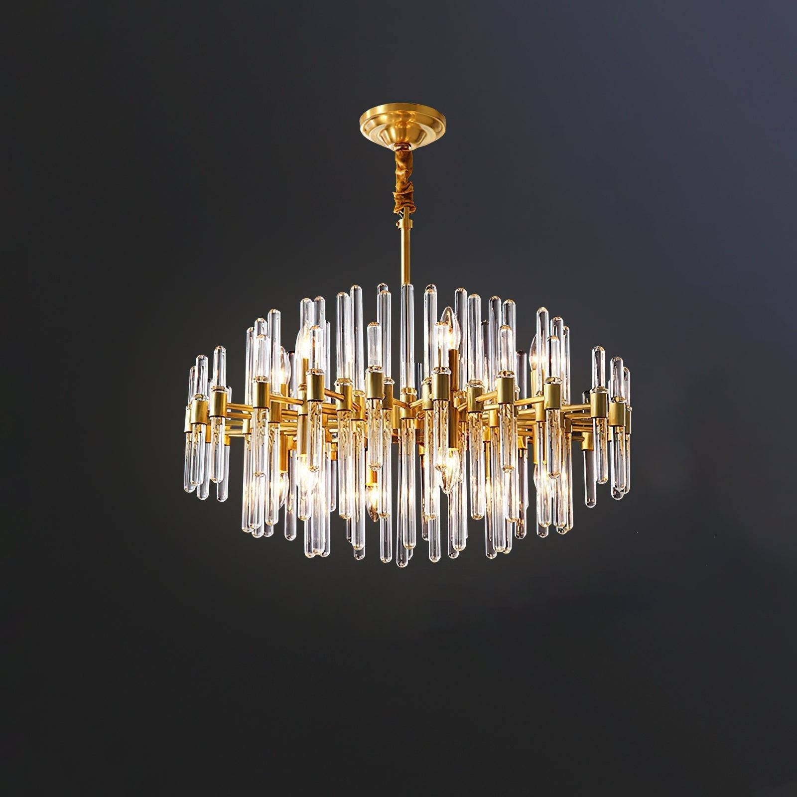 Regal Brass Chandelier