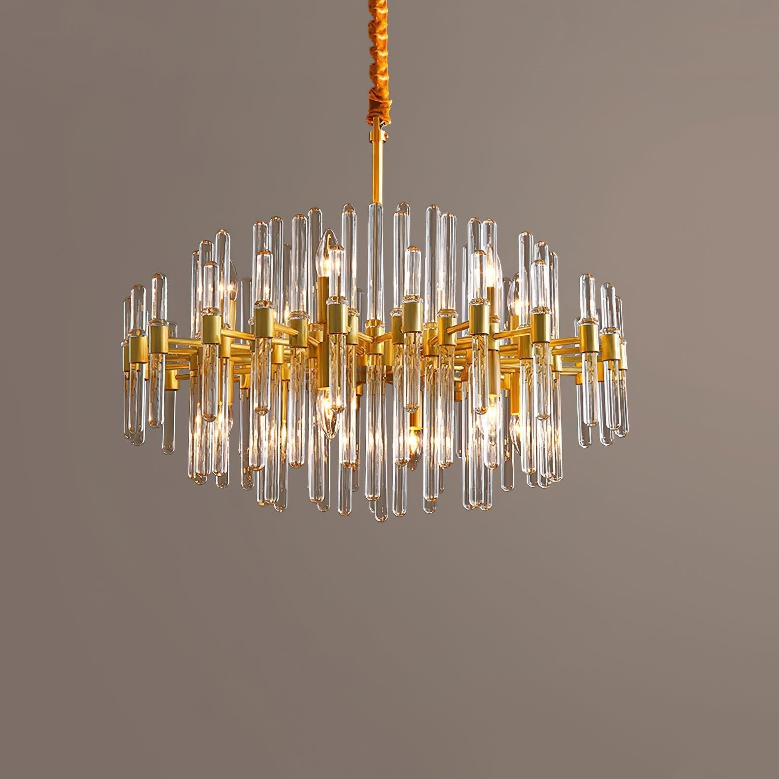 Regal Brass Chandelier