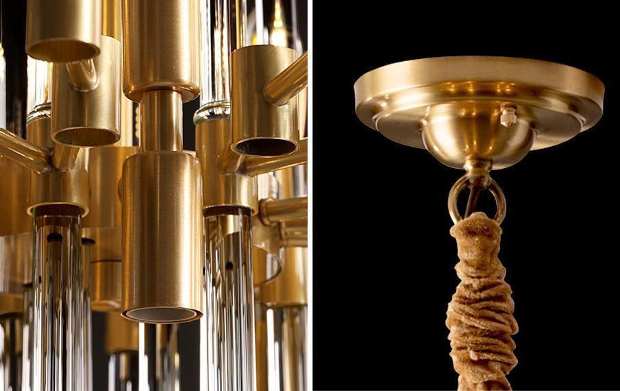 Regal Brass Chandelier