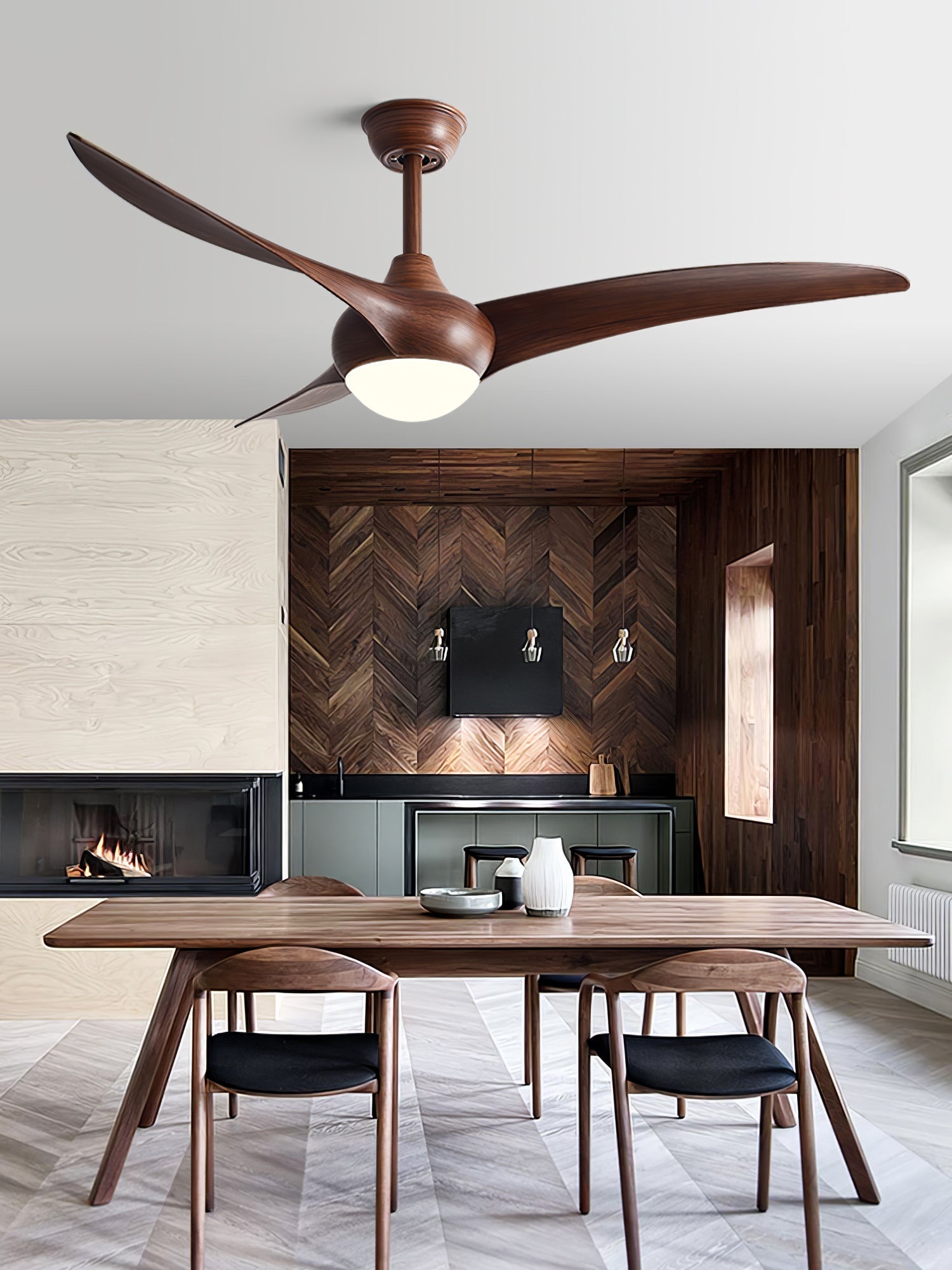 Retro Ceiling Fan Light