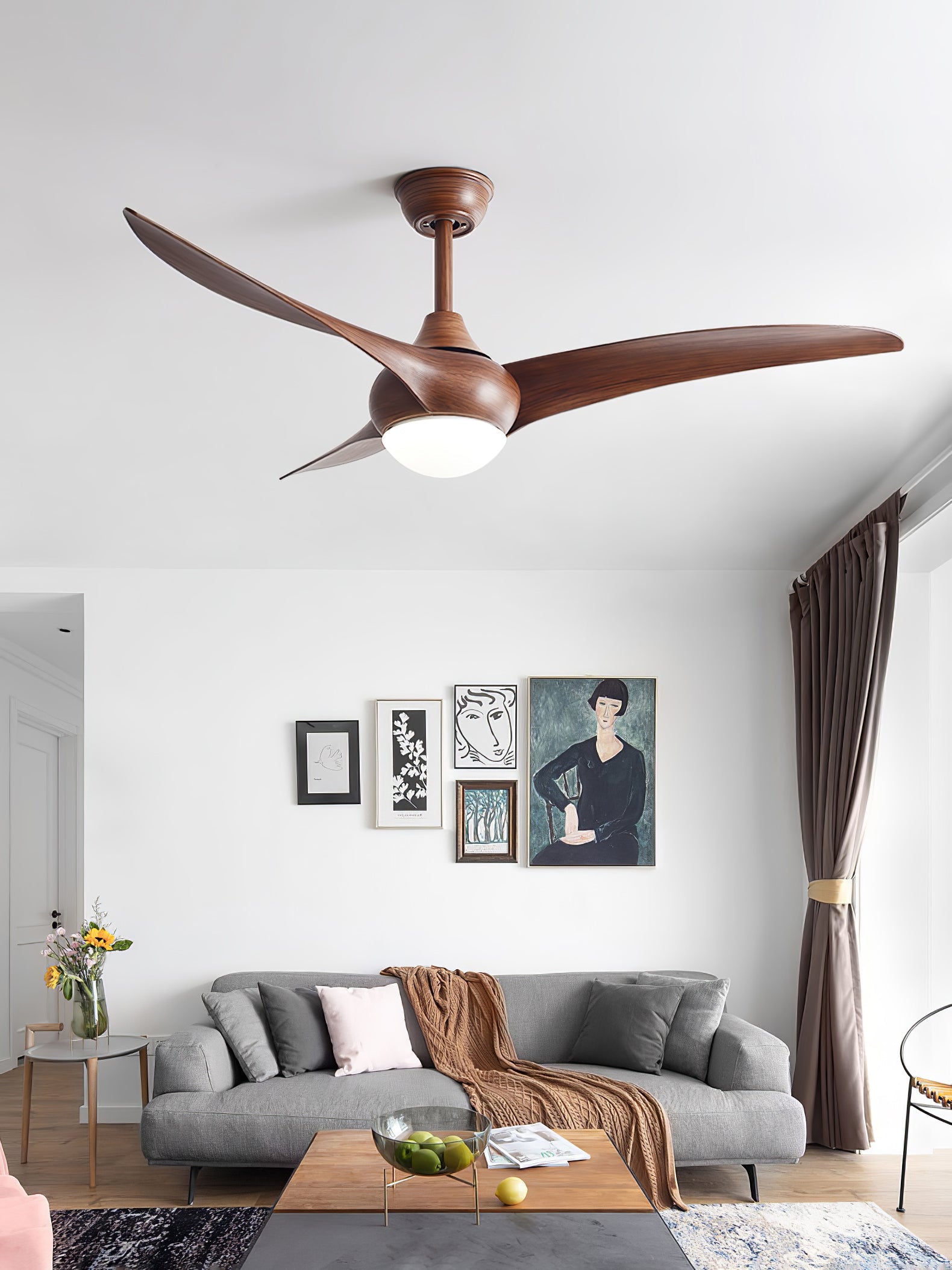 Retro Ceiling Fan Light