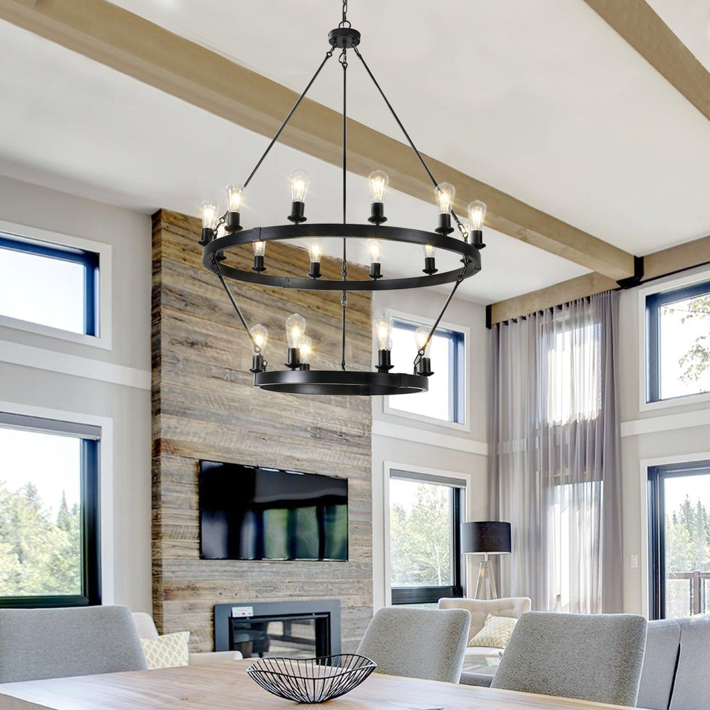 Retro style Farmhouse Chandelier