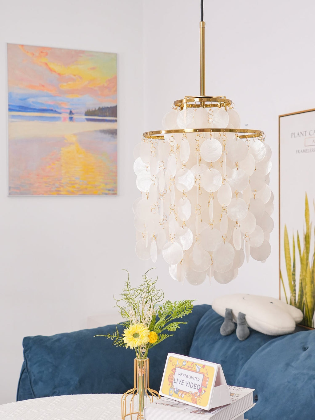 Riley Shell Chandelier