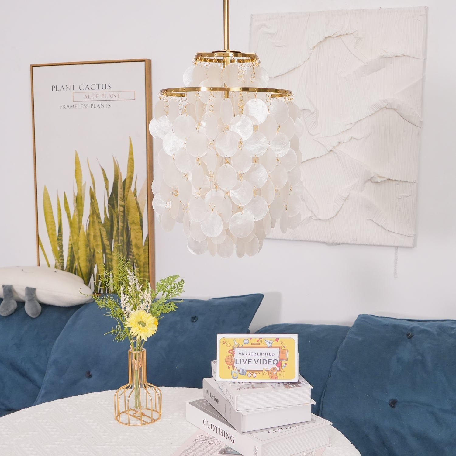 Riley Shell Chandelier