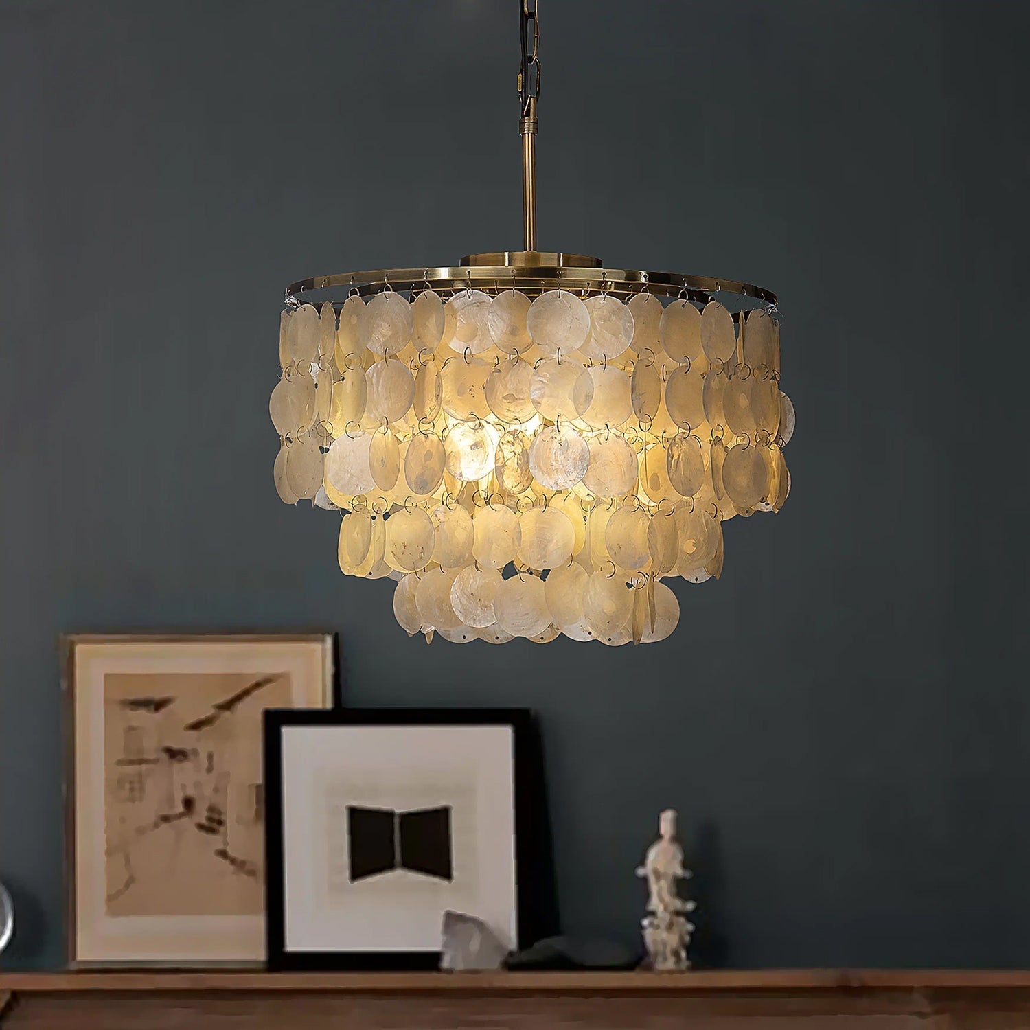 Riley Shell Chandelier