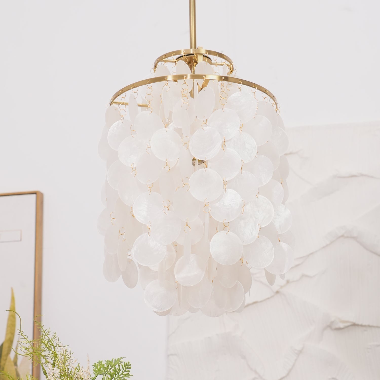 Riley Shell Chandelier