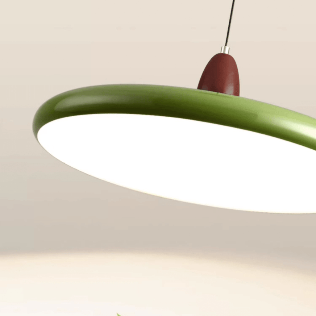 Round Plate Dining Pendant Light