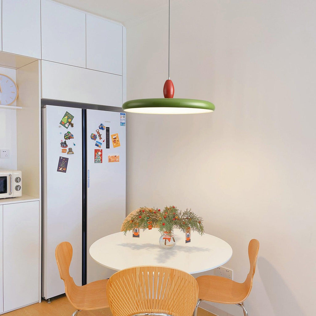 Round Plate Dining Pendant Light