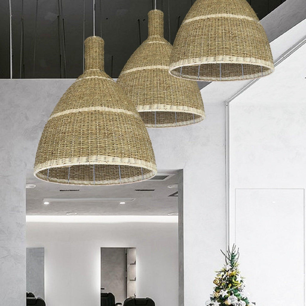 Rural Rattan Woven Pendant Light
