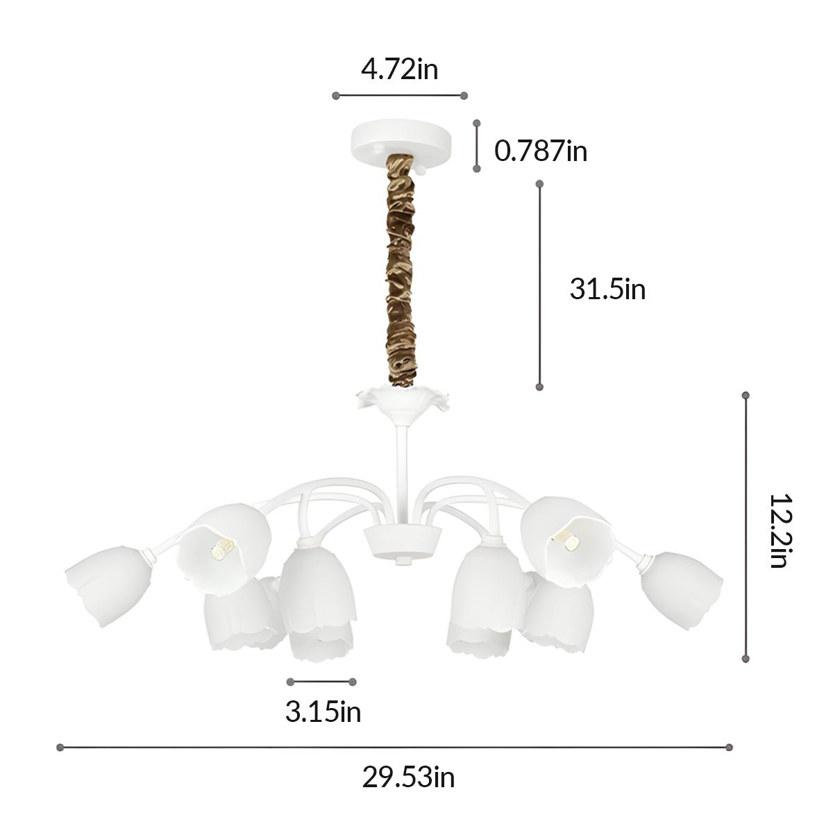 Sakura Branch Chandelier