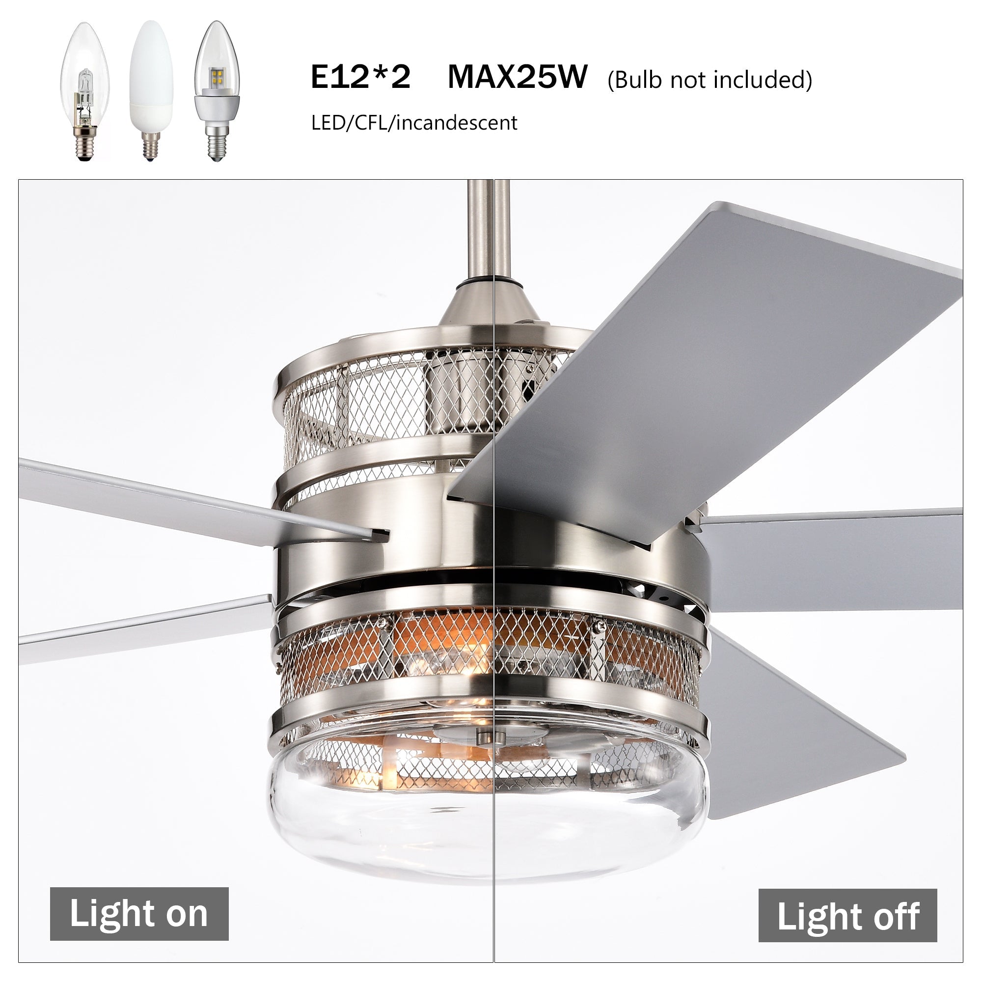 Santino Ceiling Fan Light