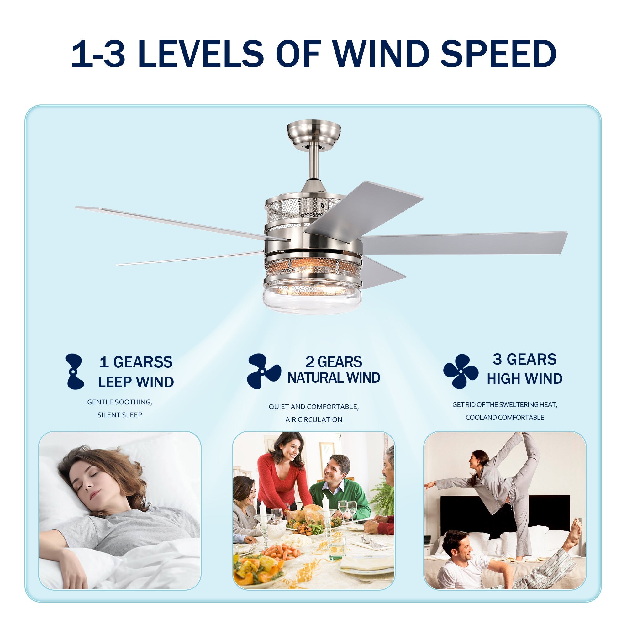 Santino Ceiling Fan Light