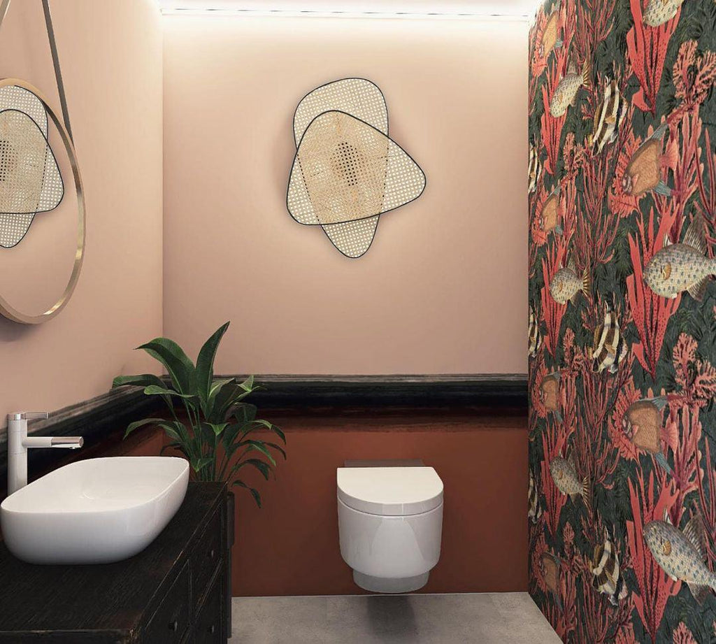 Screen Cannage Sconce