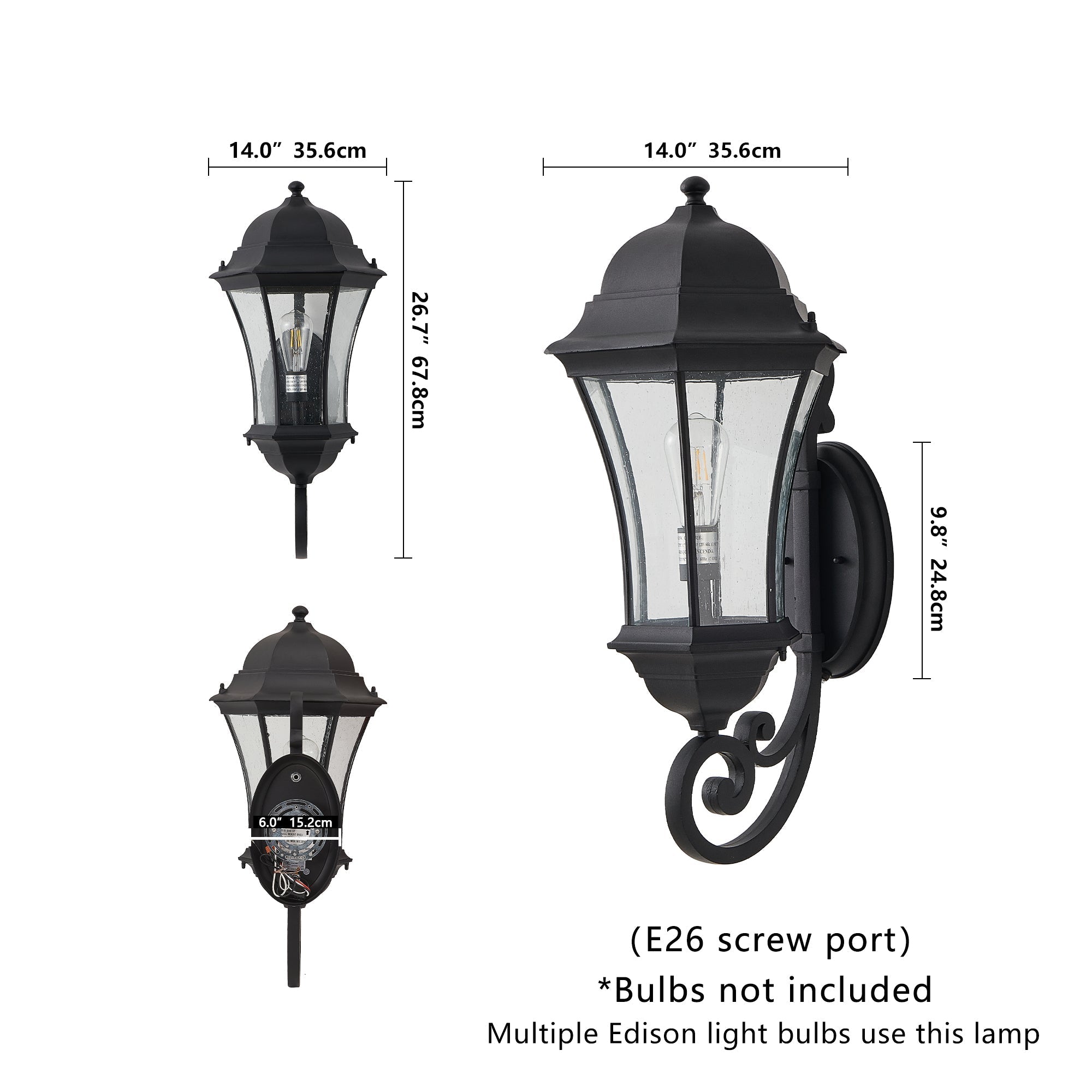 Sentinel Lantern Outdoor Wall Lamp