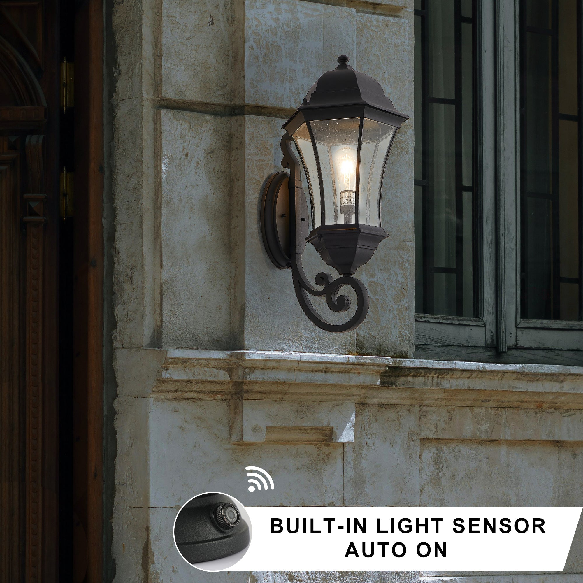 Sentinel Lantern Outdoor Wall Lamp