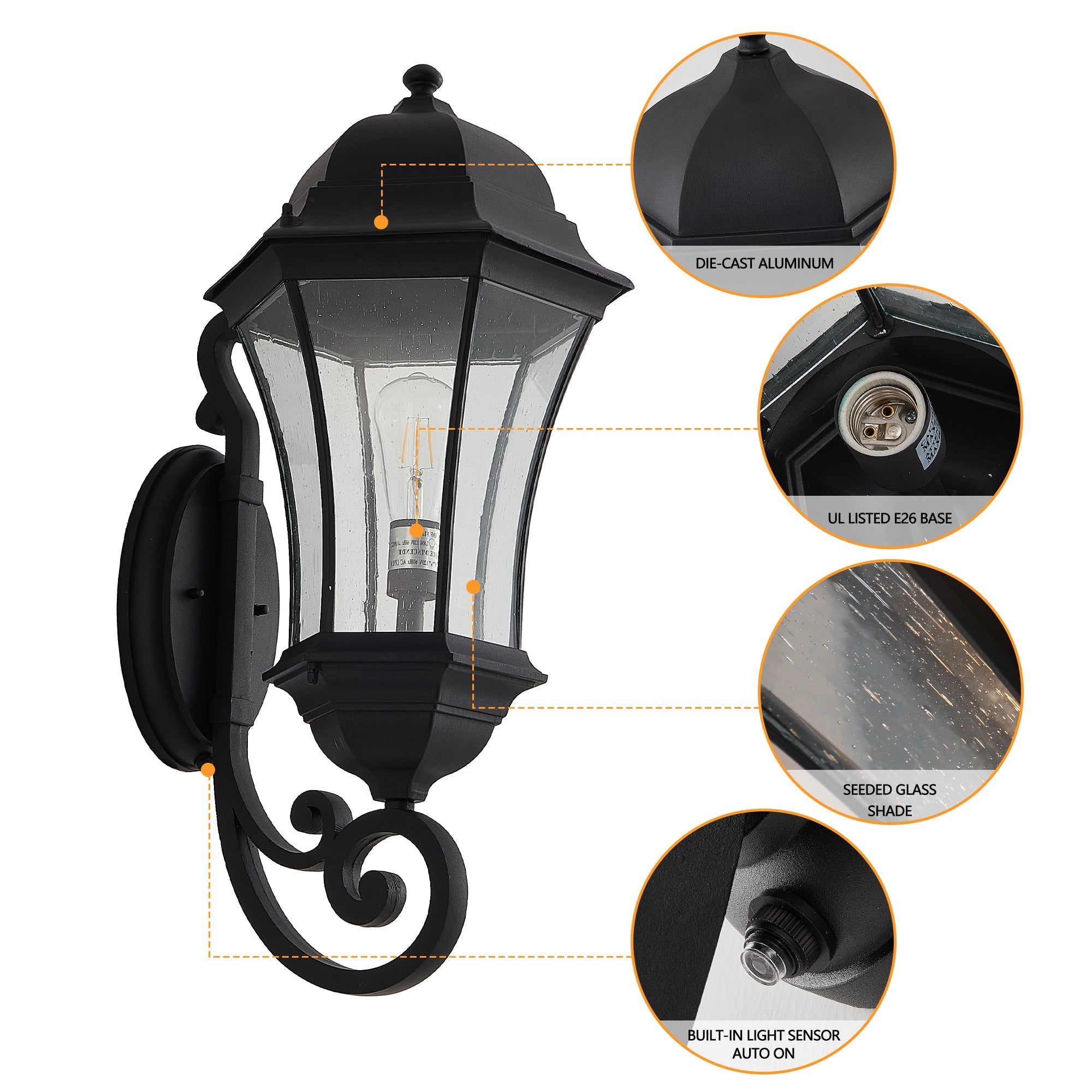 Sentinel Lantern Outdoor Wall Lamp