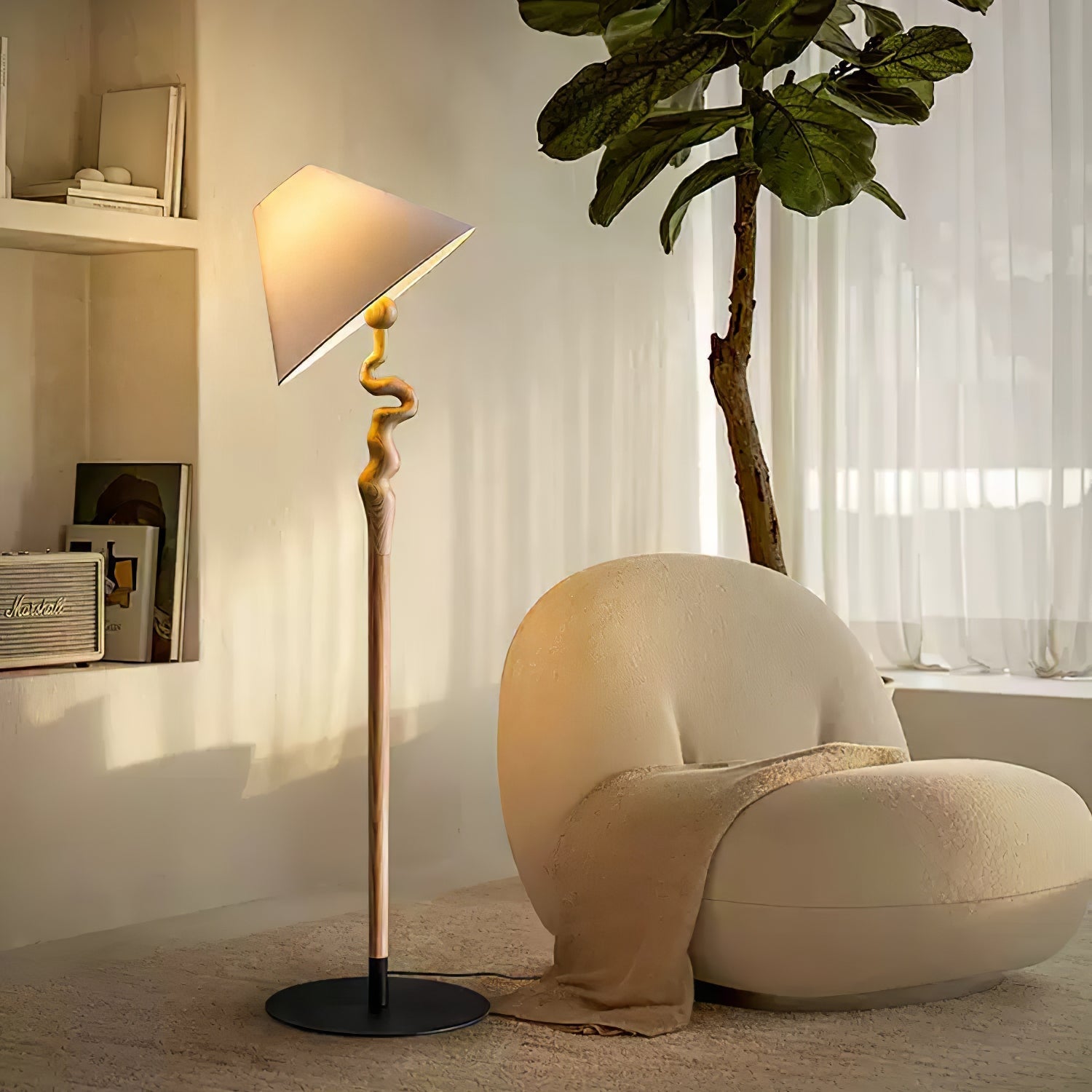 Serpentine Twist Floor Lamp - ZozHome