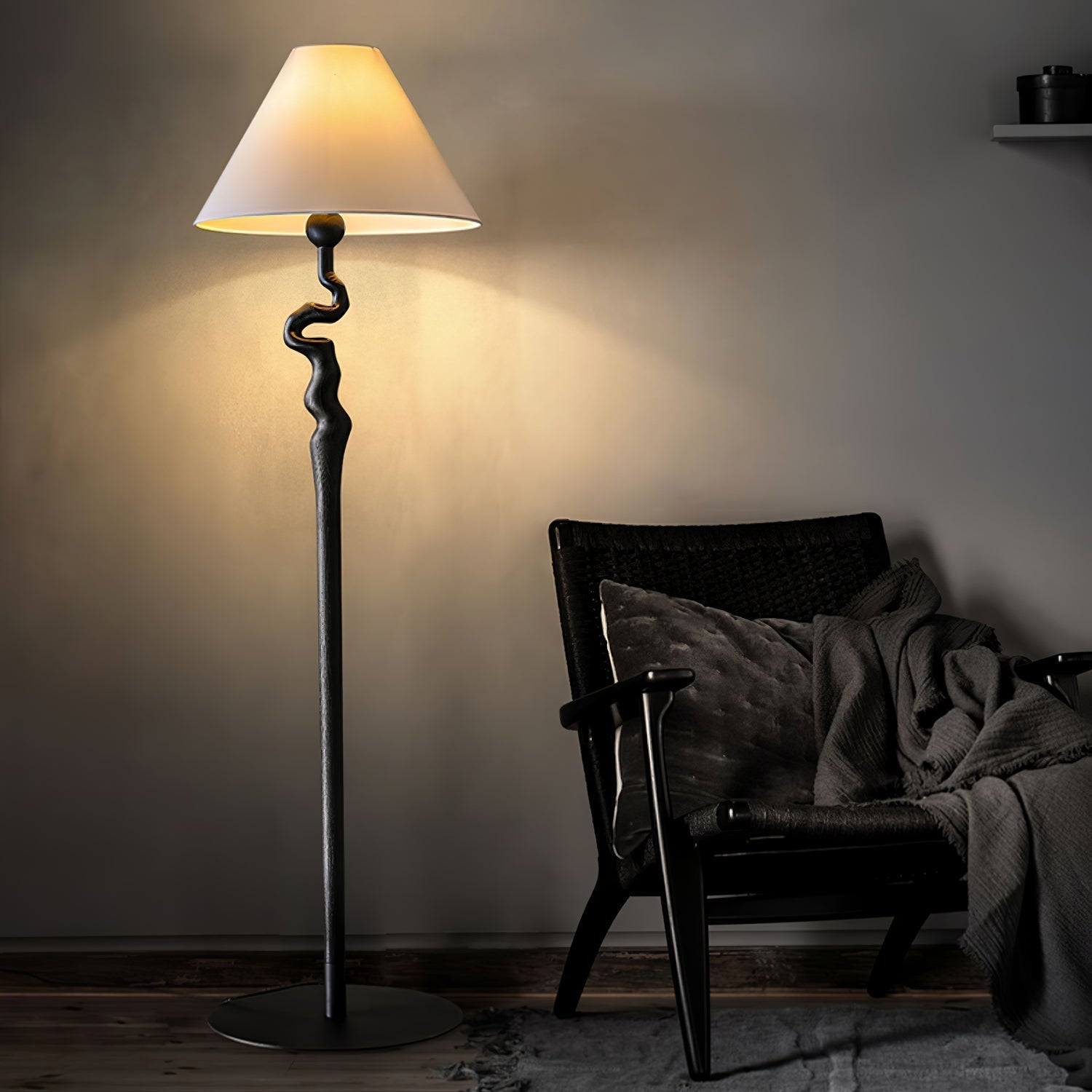Serpentine Twist Floor Lamp - ZozHome