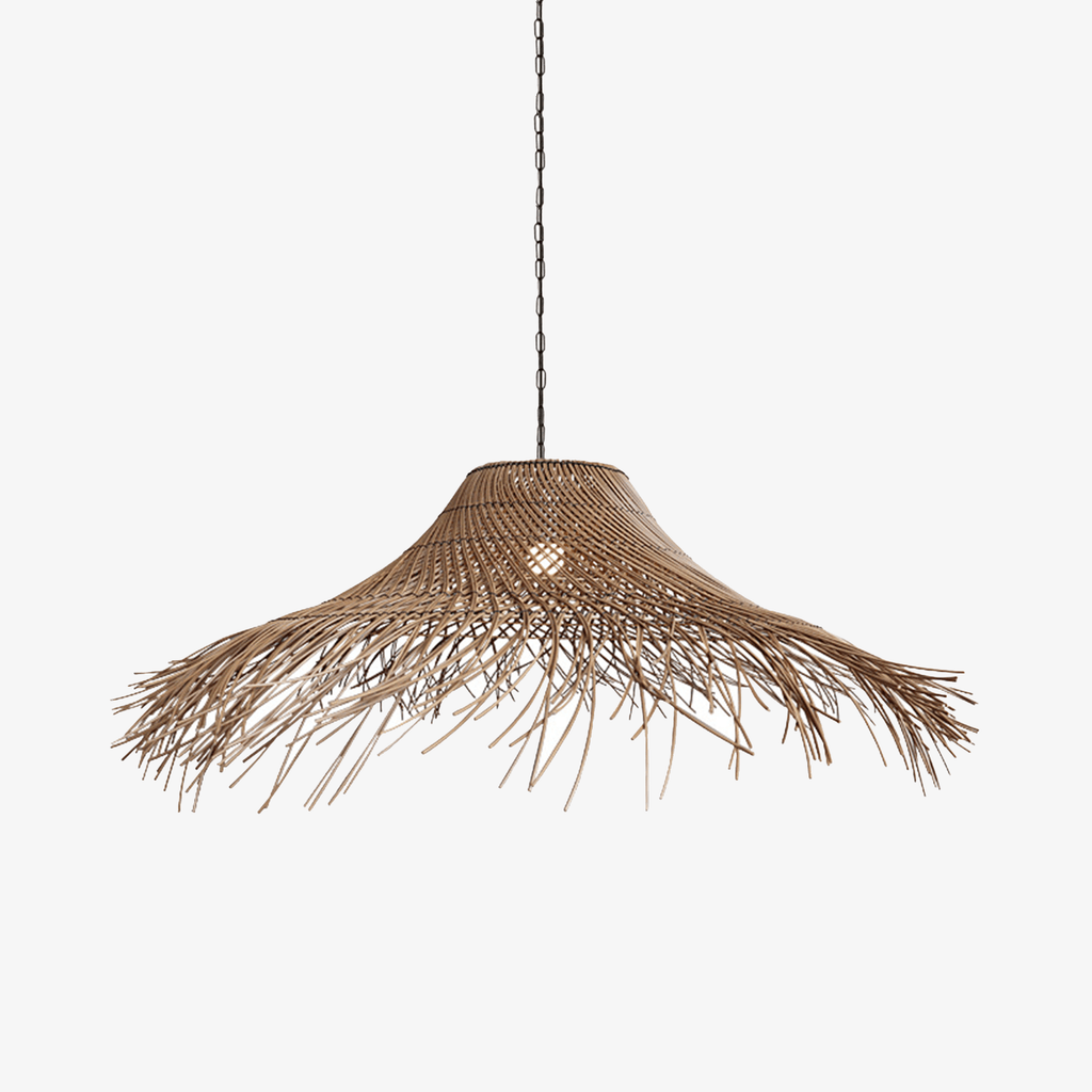 Shadow Blessing Rattan Woven Pendant Light