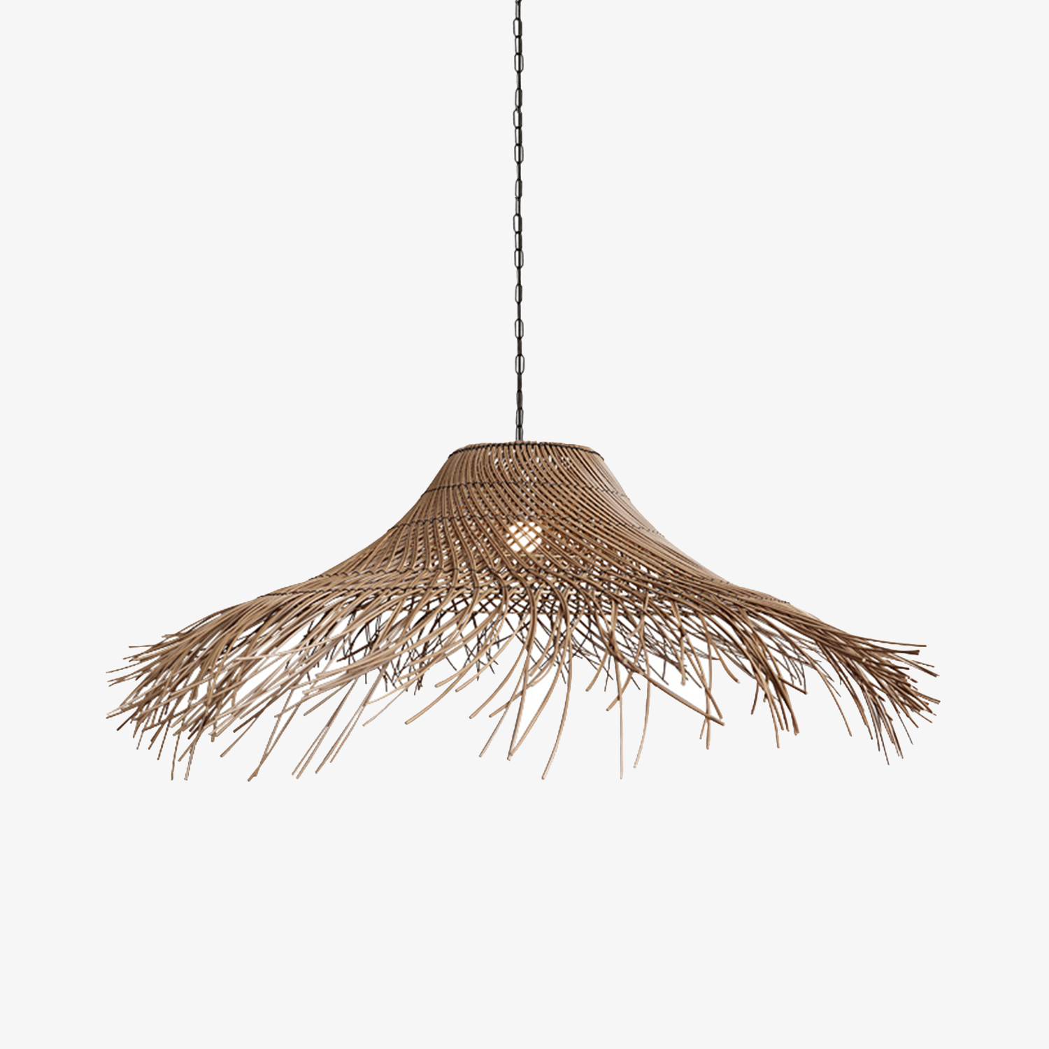 Shadow Blessing Rattan Woven Pendant Light