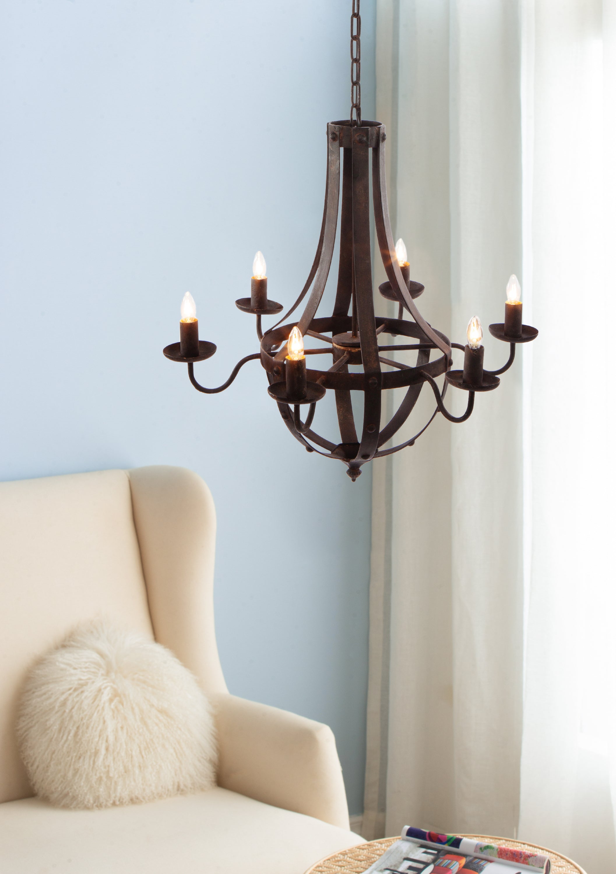 Sierra Industrial Chandelier