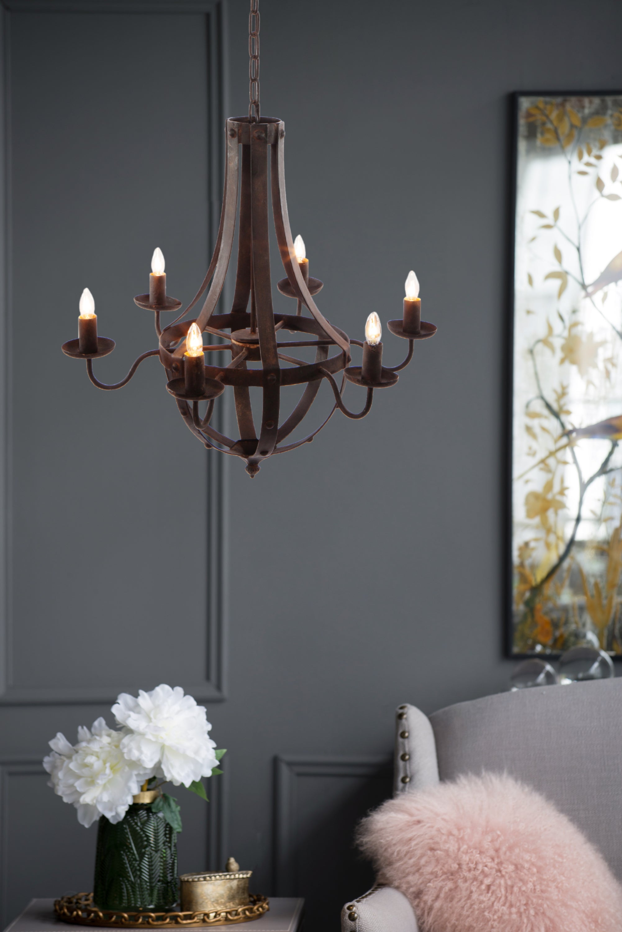 Sierra Industrial Chandelier