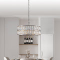Silver Radiance Drum Chandelier