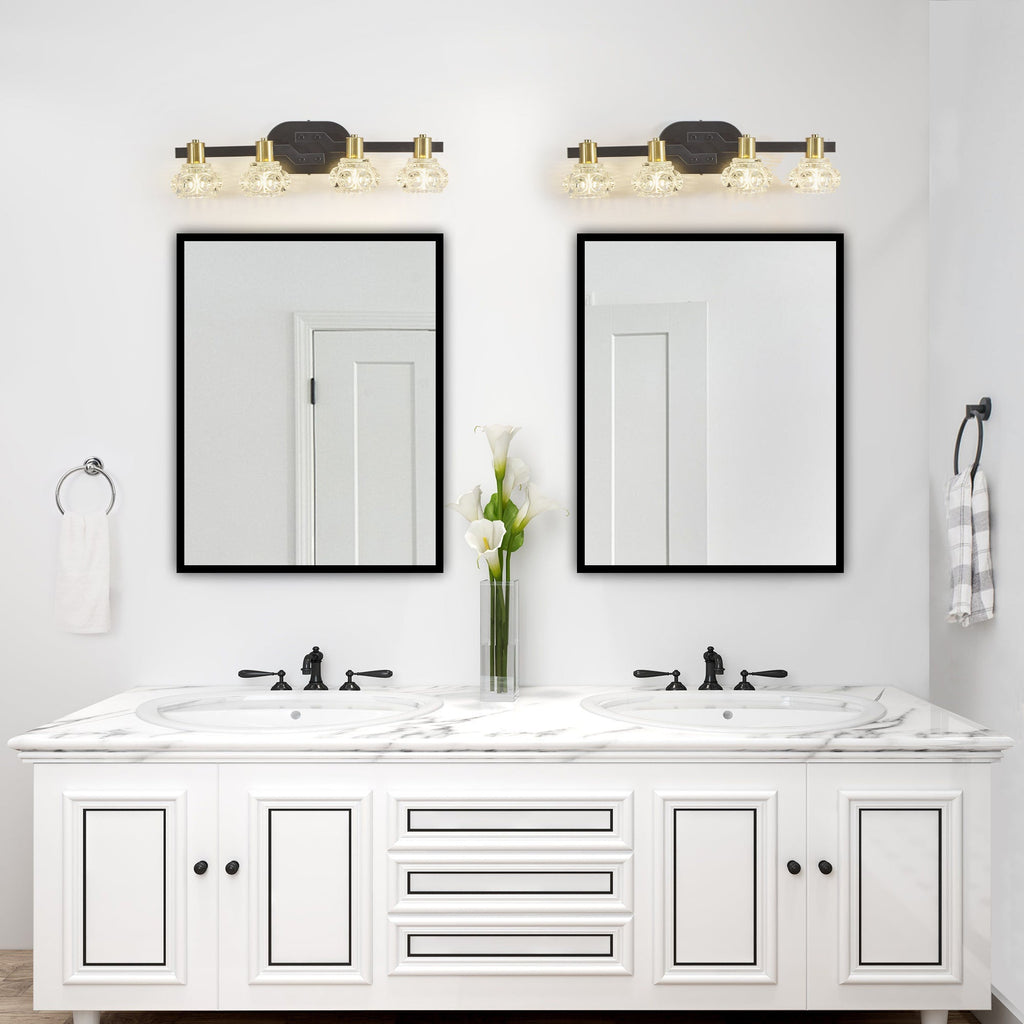 Solara Crystal Vanity Light