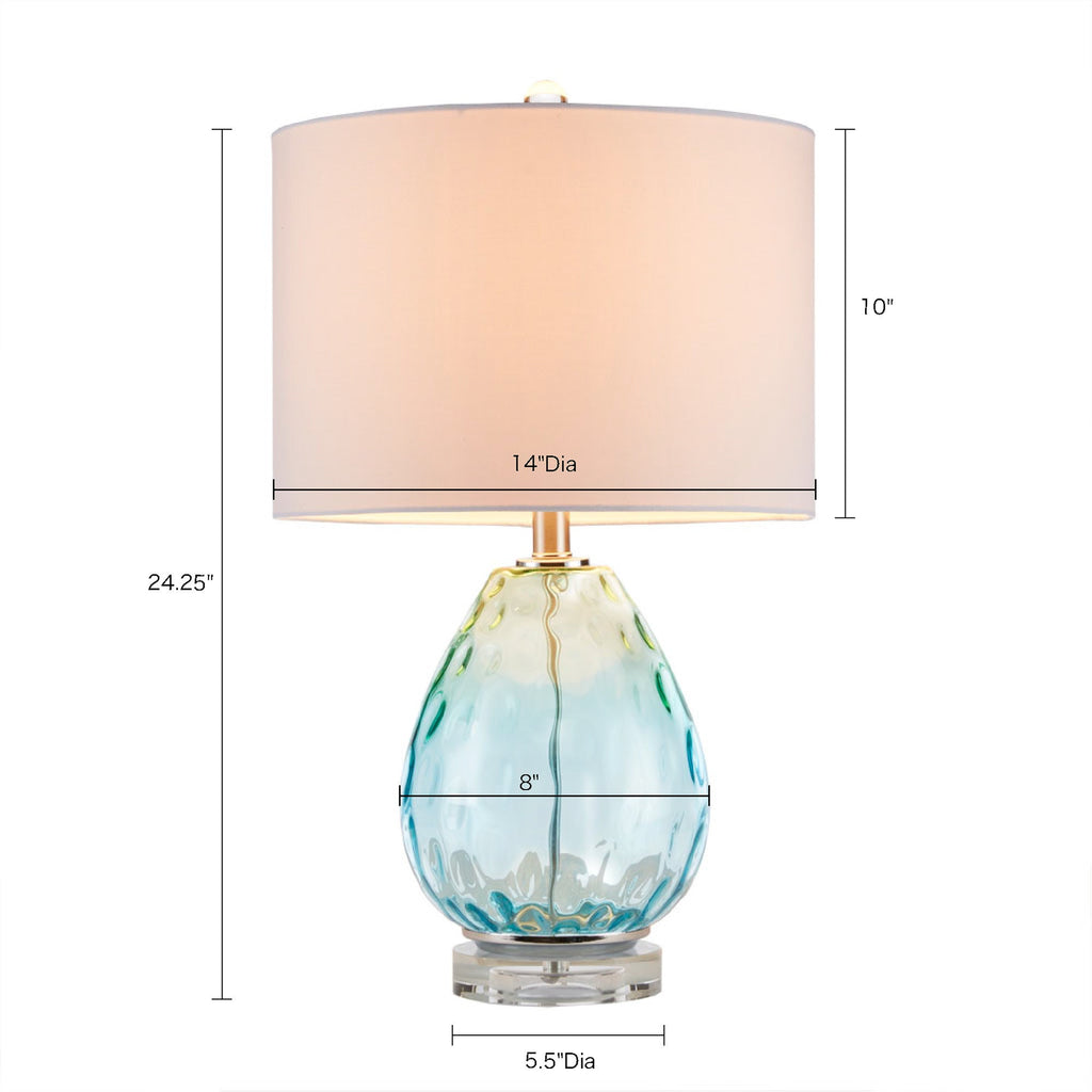 Solara Ombre Glass Table Lamp