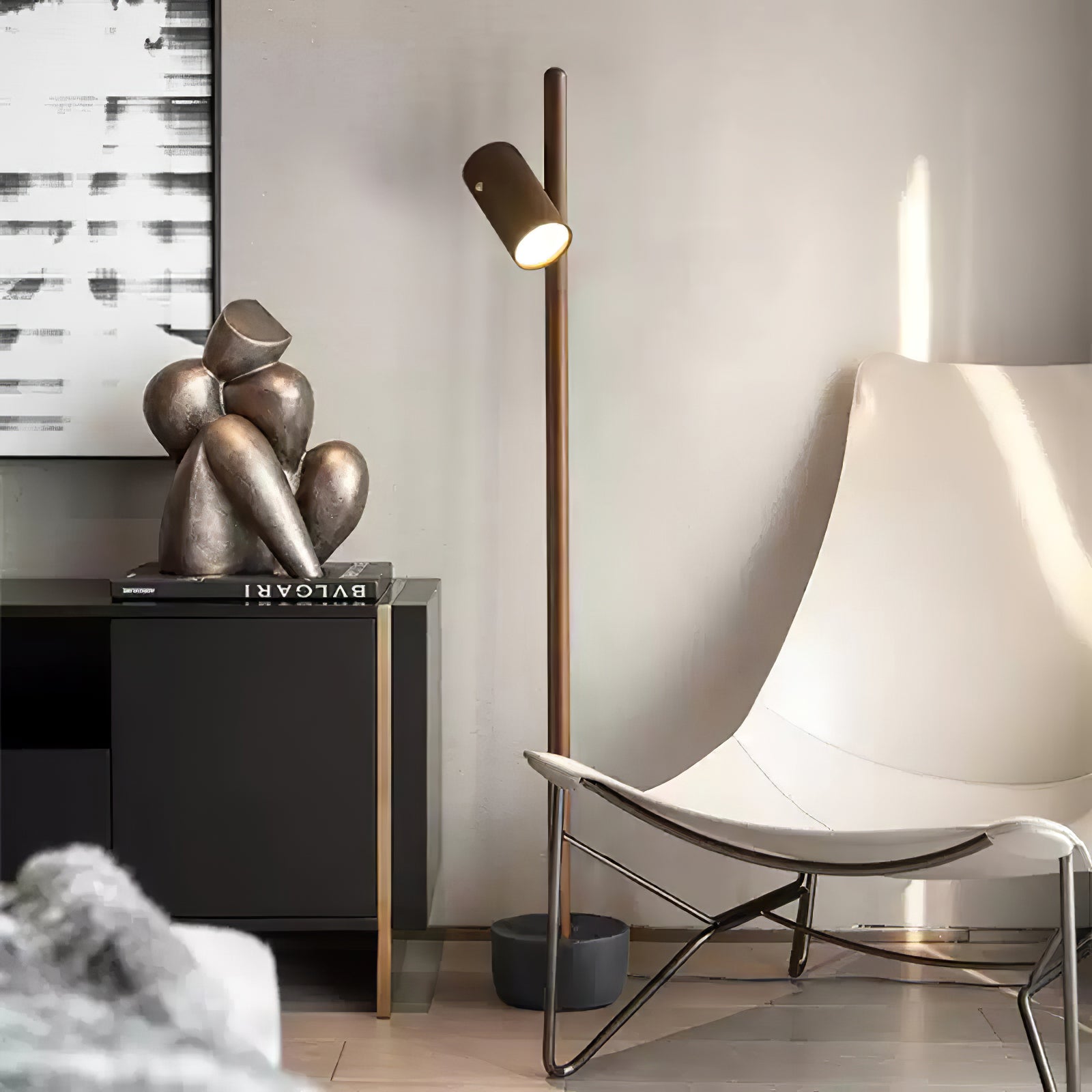 Spotlight Wood Floor Lamp - ZozHome