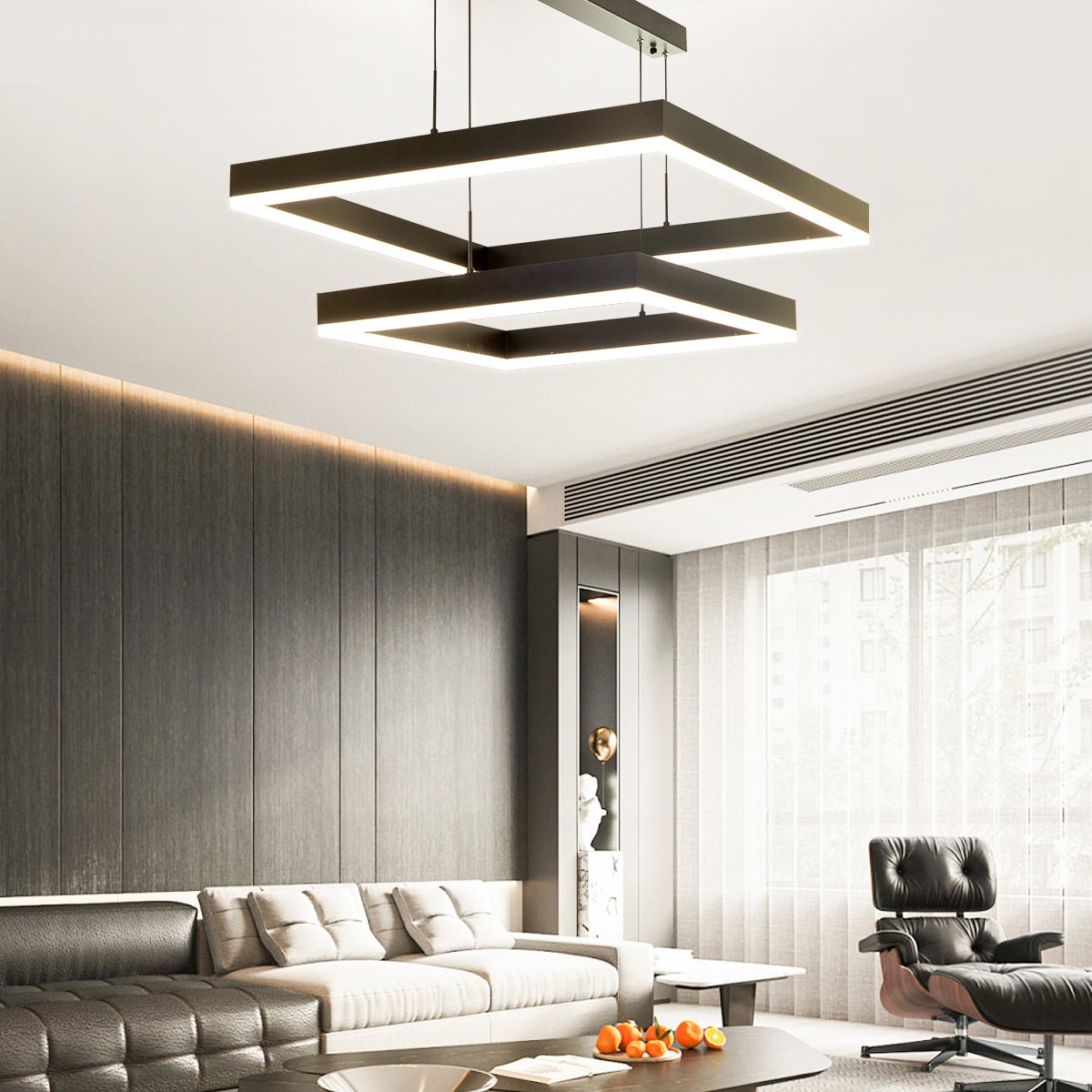 Square Living Room Pendant Light