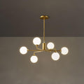 Staggered Glass Globes Chandelier - ZozHome