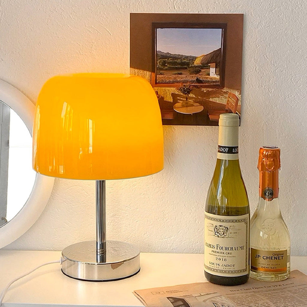 Straight Glass Table Lamp