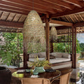 Straw Hat Rattan Woven Pendant Light