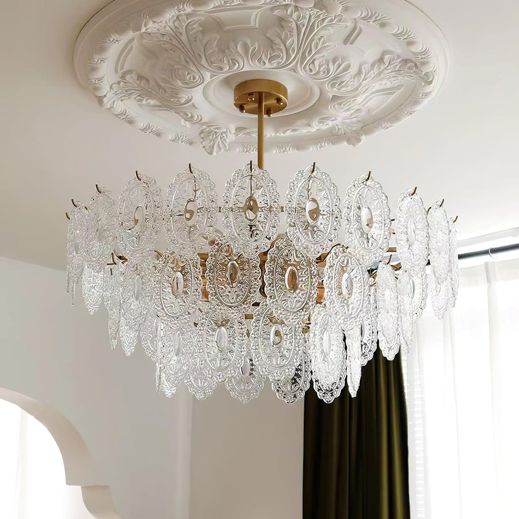 Sunflower Glass Chandelier