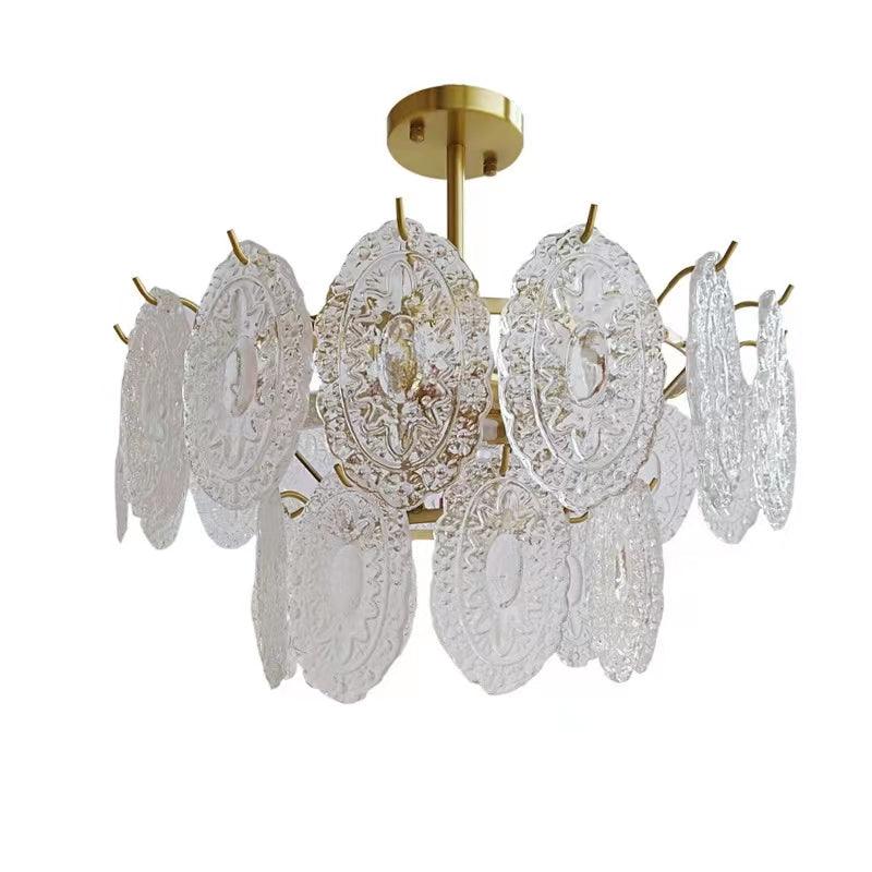 Sunflower Glass Chandelier