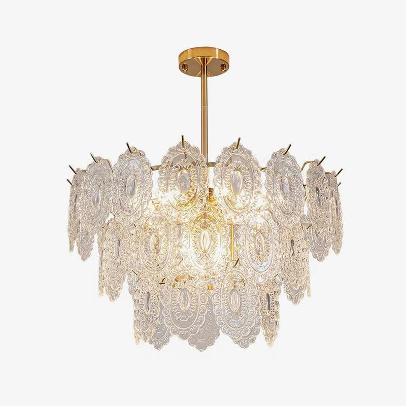 Sunflower Glass Chandelier