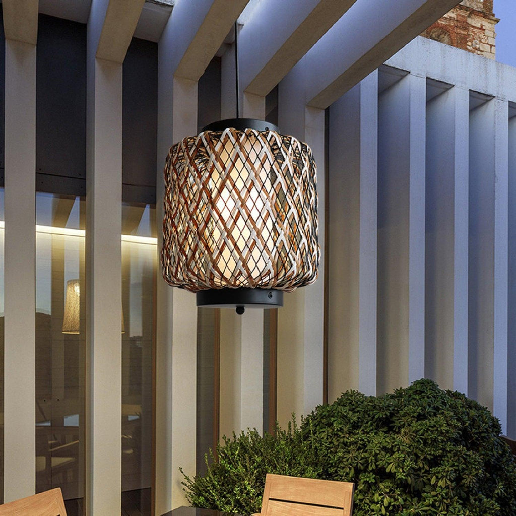 Time Village Rattan Woven Pendant Light