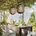 Time Village Rattan Woven Pendant Light