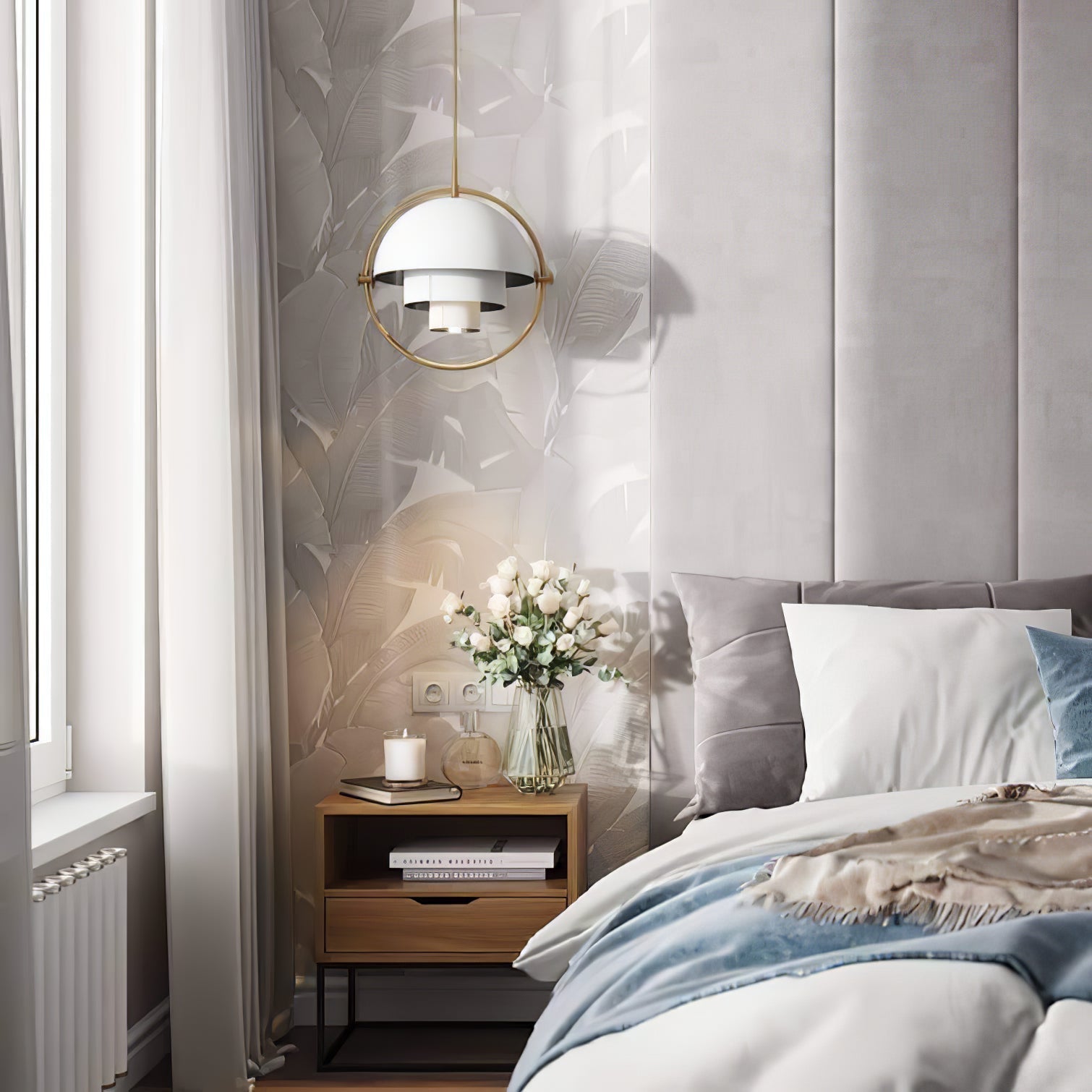 Trapezoidal Pendant Light