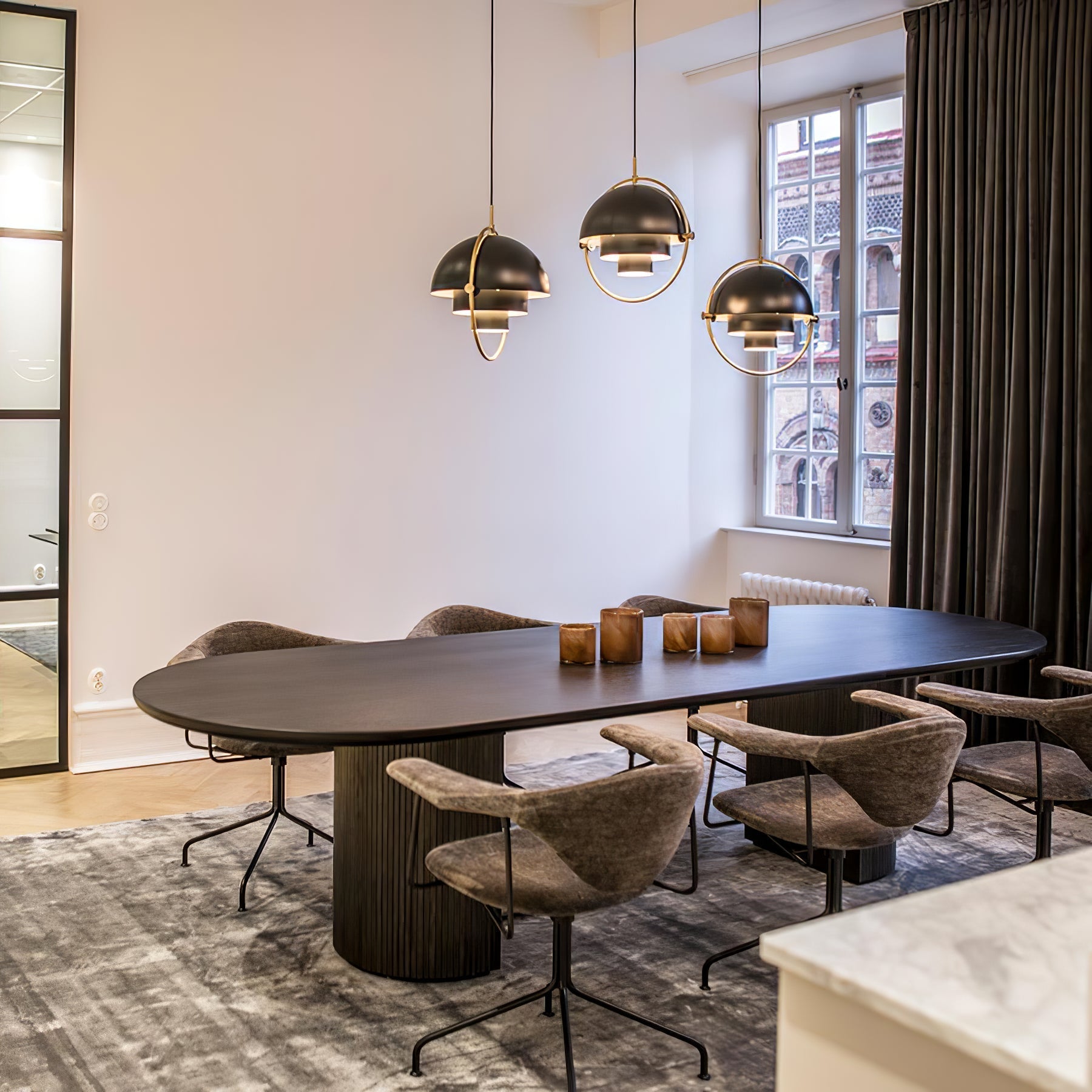 Trapezoidal Pendant Light