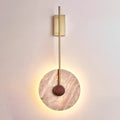 Travertine Disc Wall Lamp - ZozHome