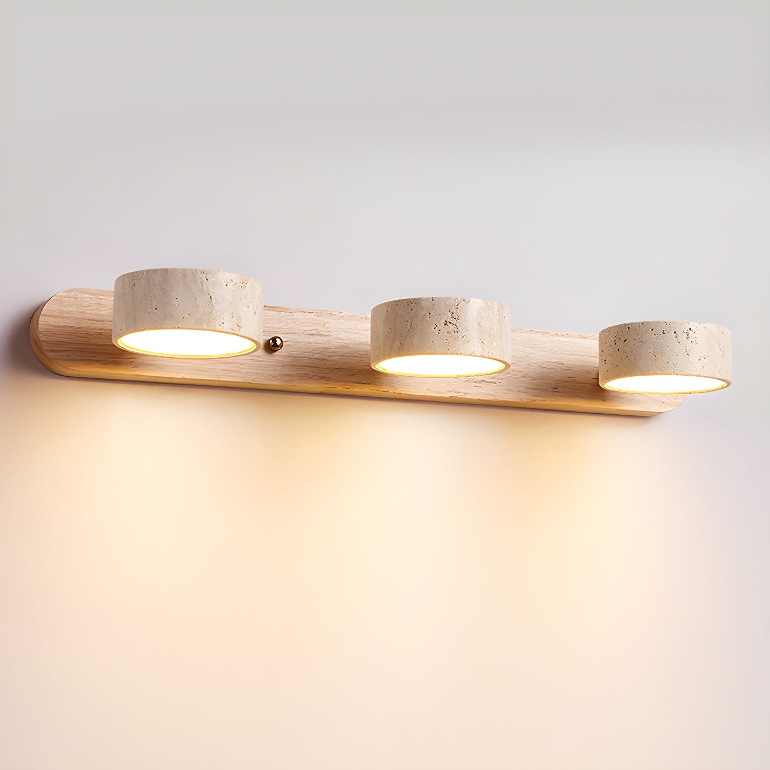 Travertine Duo Wall Light - ZozHome