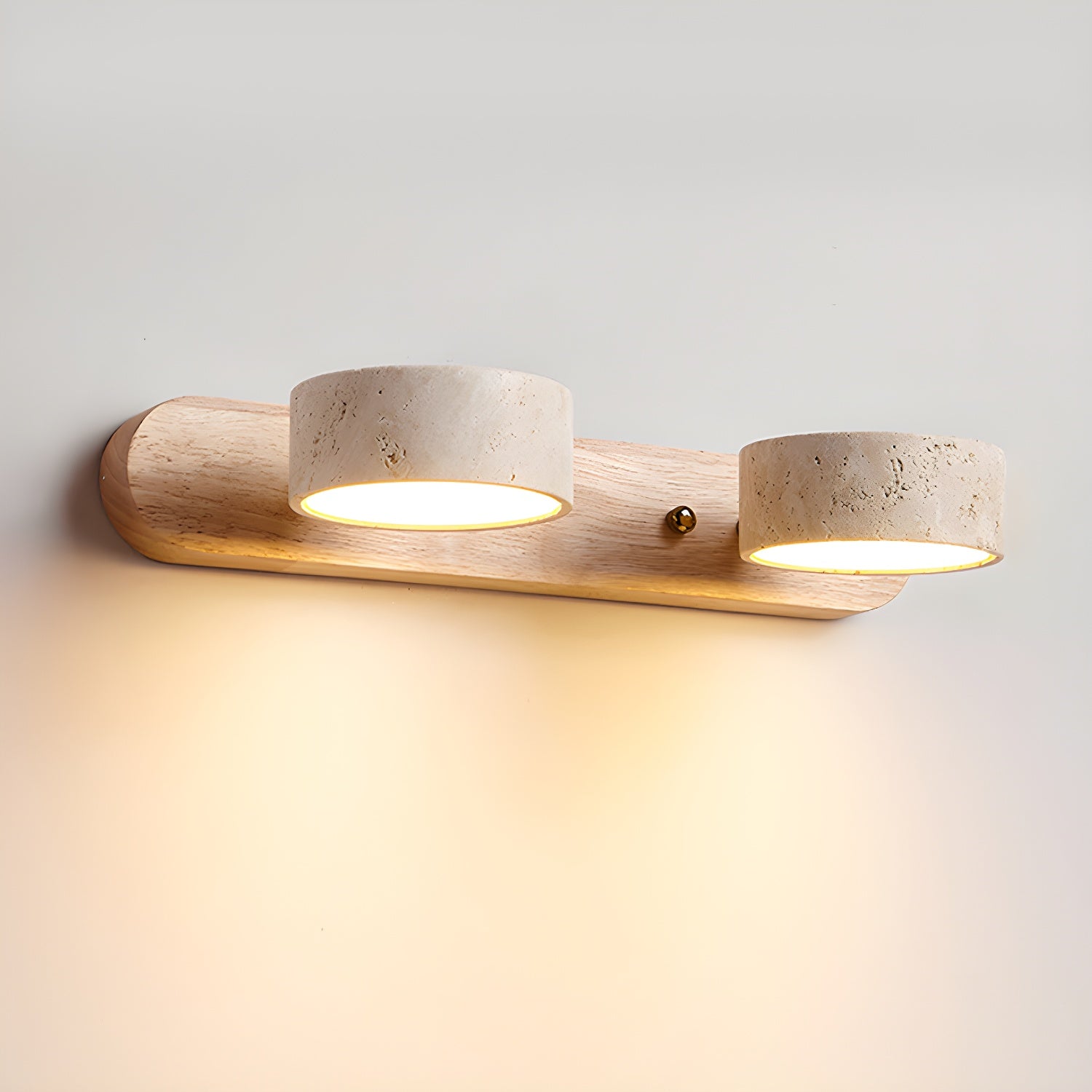 Travertine Duo Wall Light - ZozHome