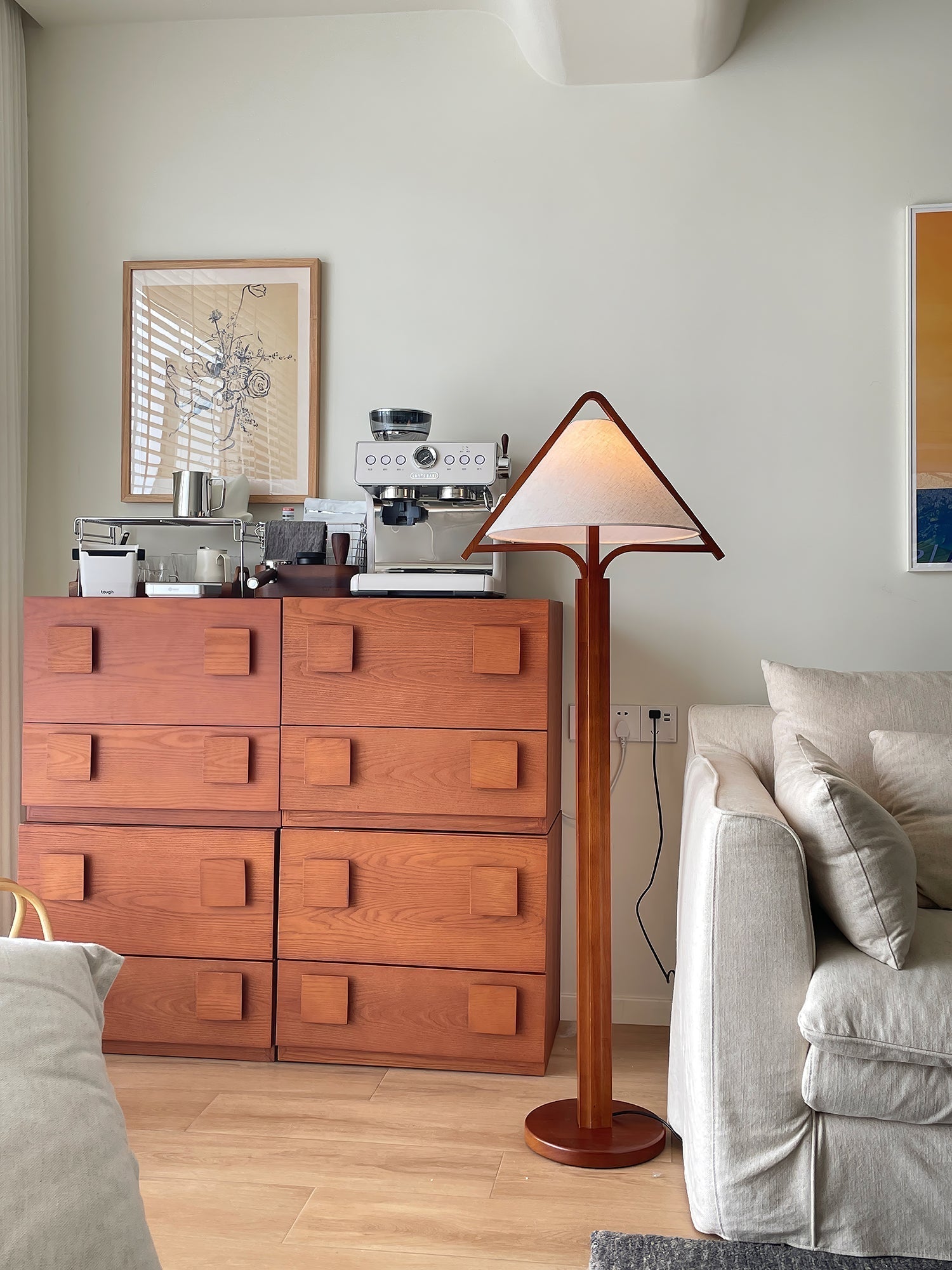 Triangle Shade Floor Lamp