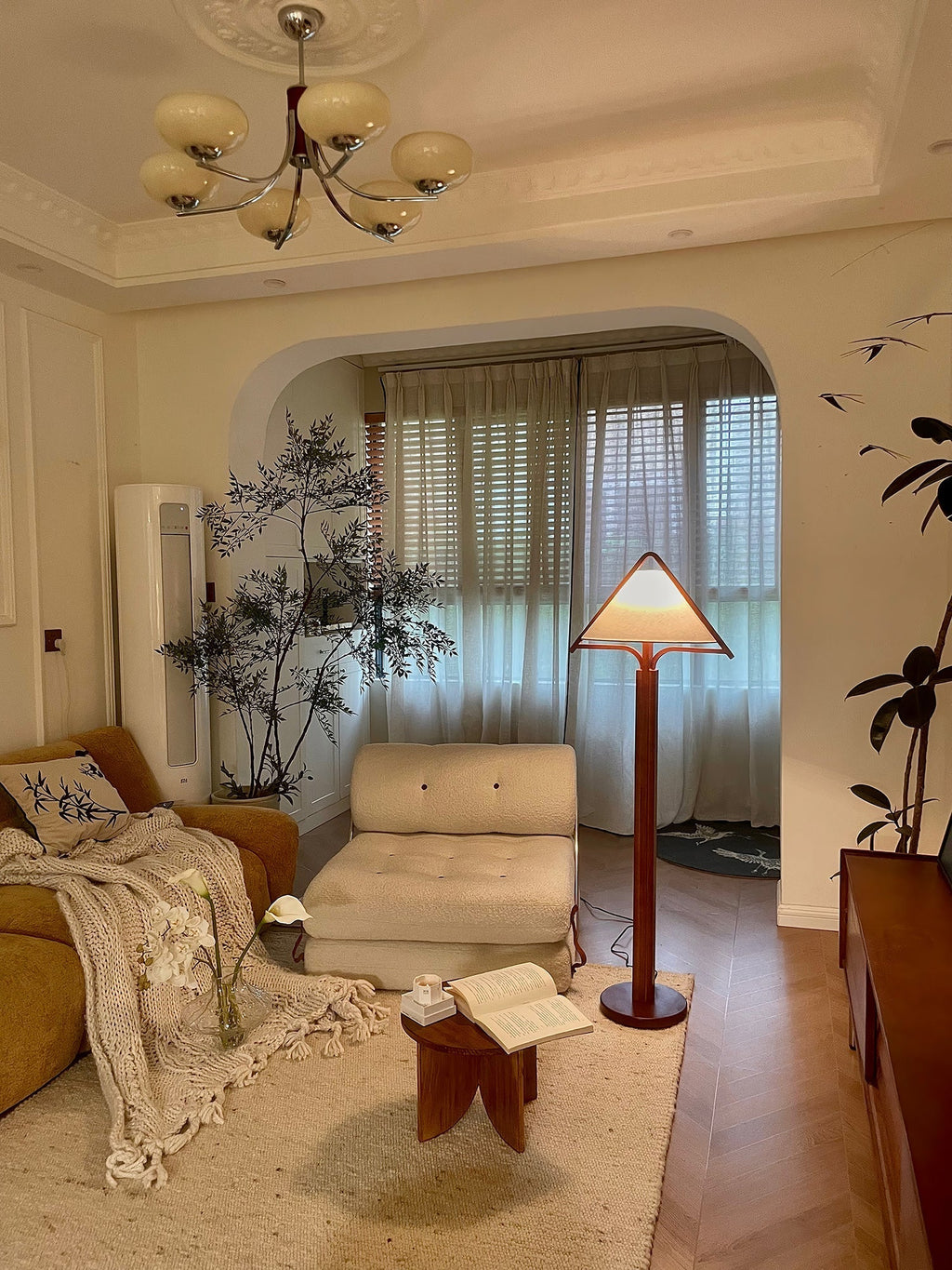 Triangle Shade Floor Lamp