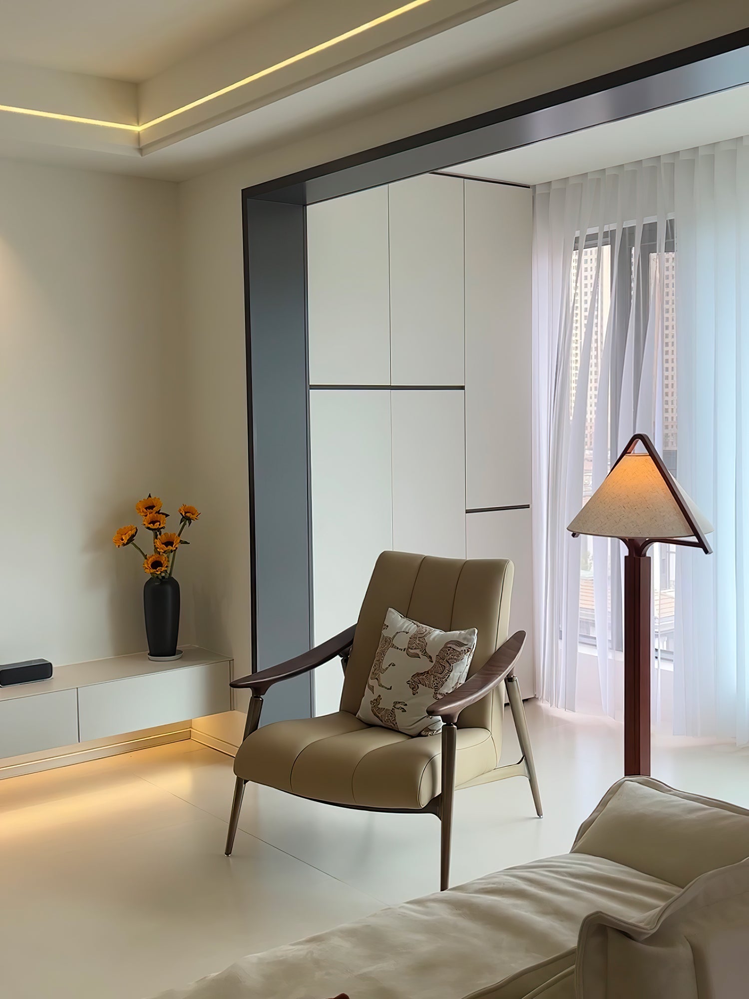 Triangle Shade Floor Lamp