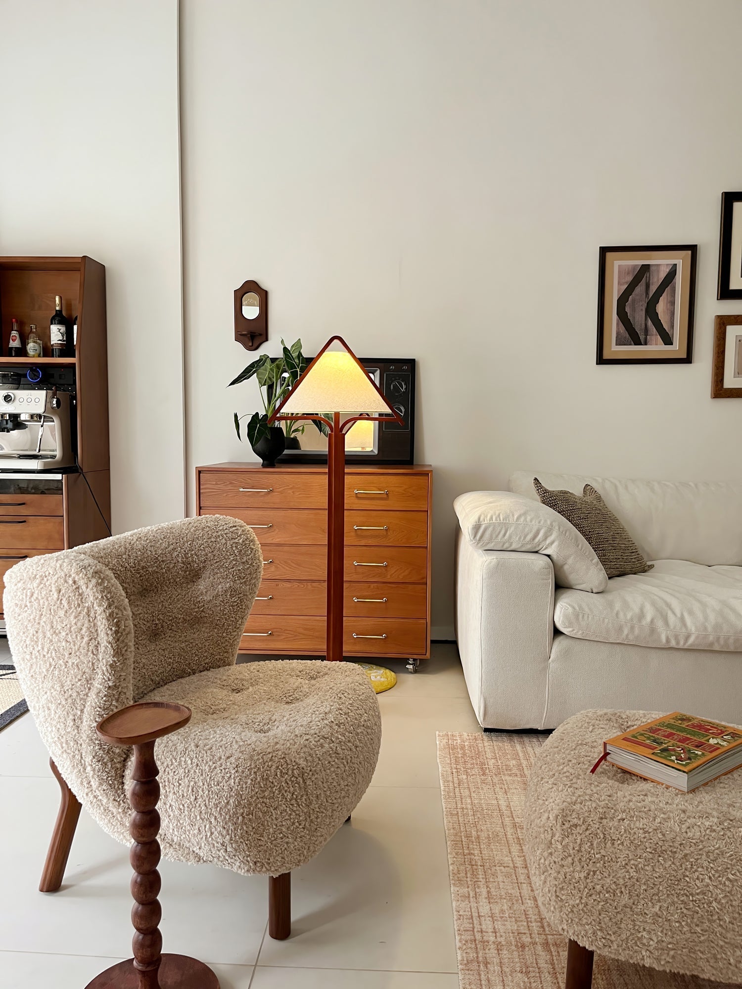 Triangle Shade Floor Lamp