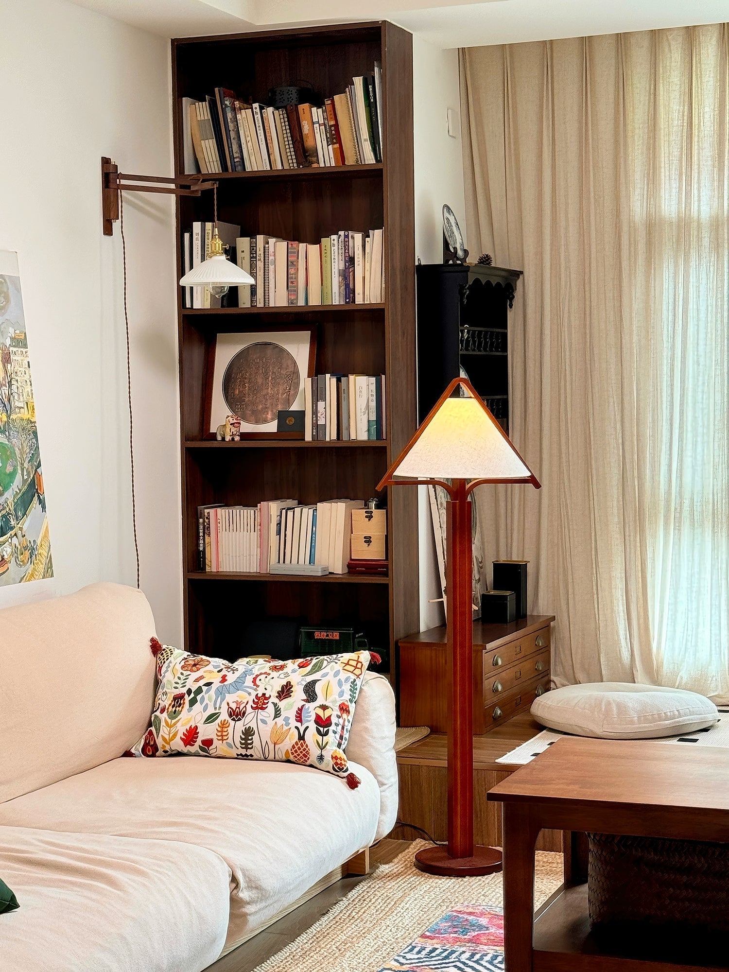 Triangle Shade Floor Lamp