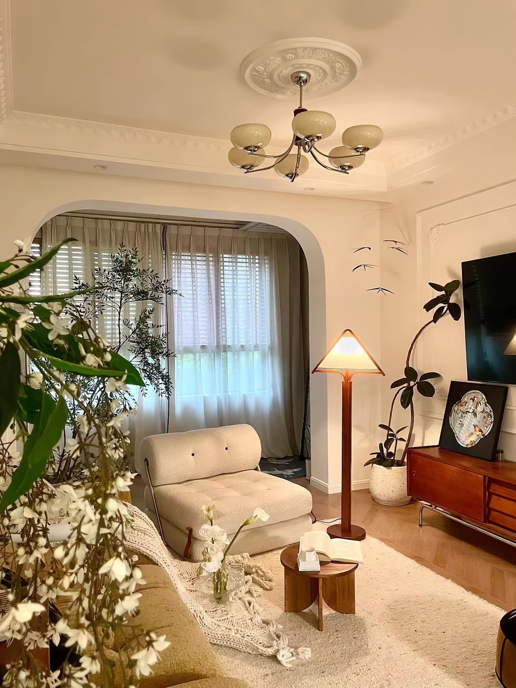 Triangle Shade Floor Lamp